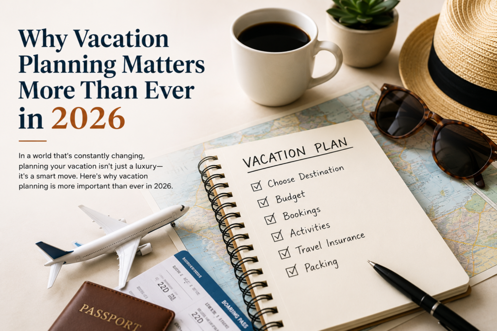 The Ultimate Guide to Planning a Stress-Free Vacation in 2026 Featured Image 1024x683