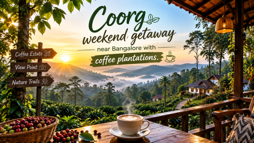 10 Beautiful Weekend Getaways Near India's Major Cities Coorg 1024x576