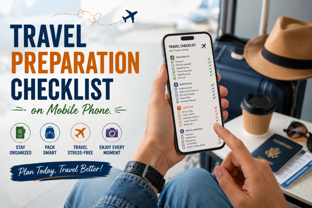 The Ultimate Travel Checklist: Never Forget These 50 Essentials Preparation 1024x683